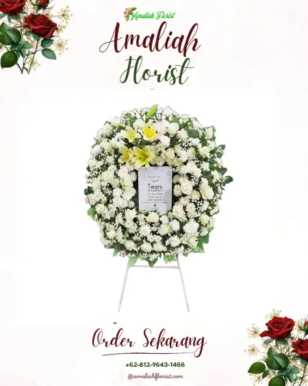 Krans Bunga Duka Kebun Handil