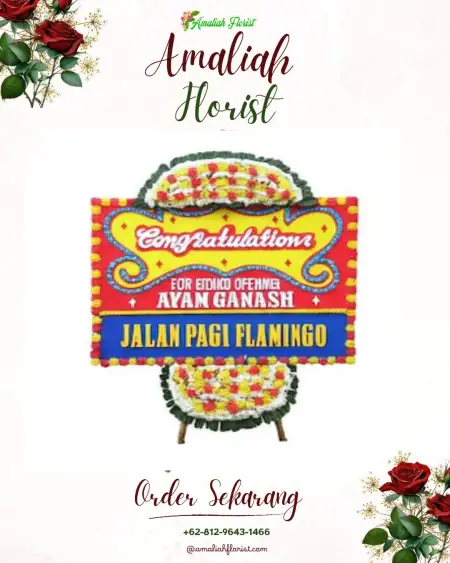 Sewa Papan Bunga Kebun Handil